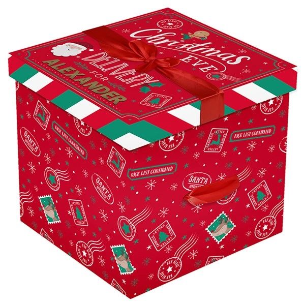 Christmas Eve Personalised Square Box