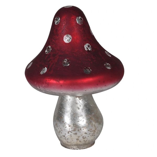 Glass Toadstool - great for a fairy garden!