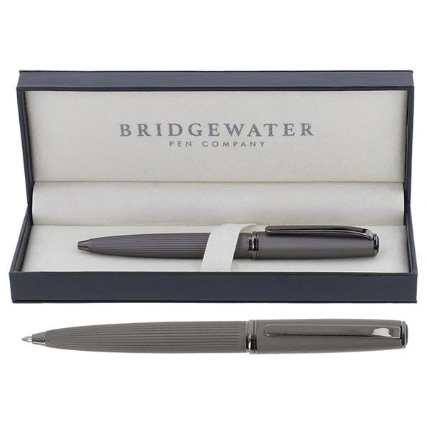 Bridgewater Stirling Matt Grey & Gunmetal Ball Pen