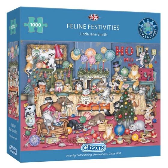 Feline Festivities 1000pcs