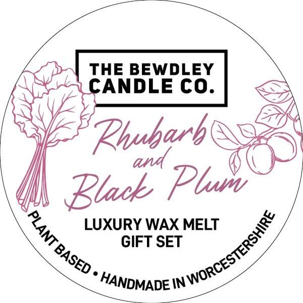 Rhubarb & Black Plum Luxury Wax Melt Gift Set