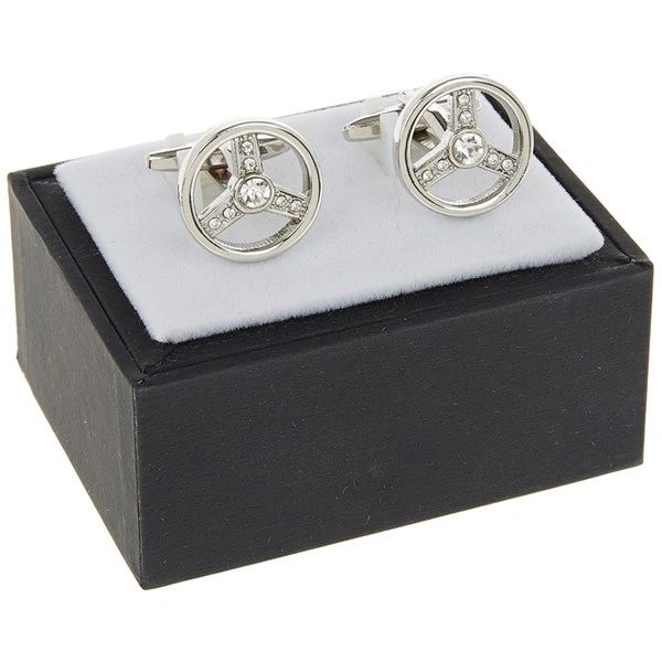 EQ For Men Cufflinks Steering Wheel