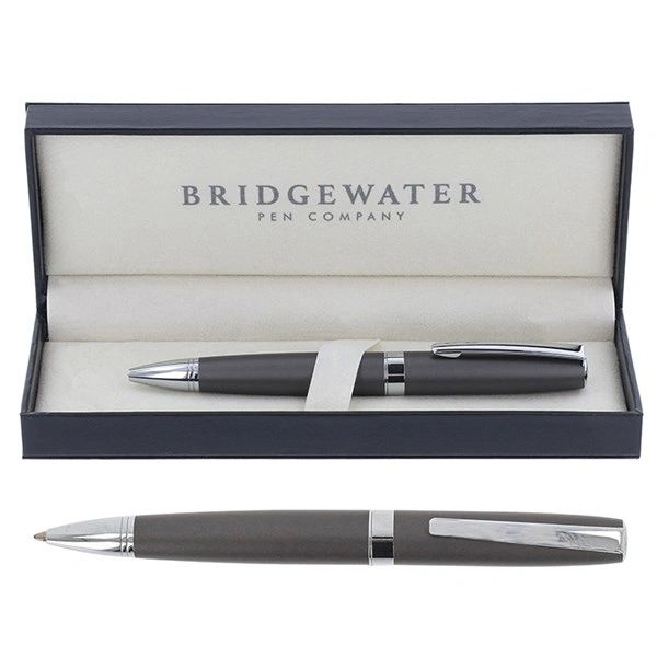 Bridgewater Hereford Grey & Chrome Ball Pen