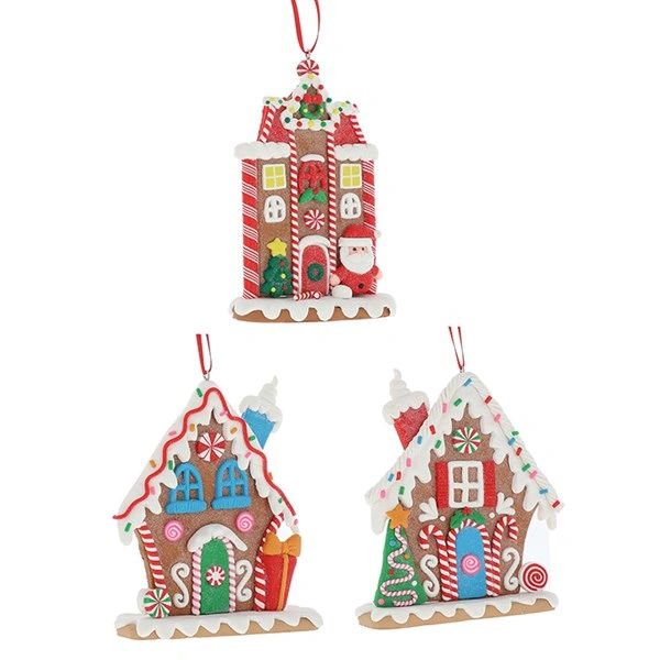 Christmas Cookie Gingerbread House Front hanging decoration