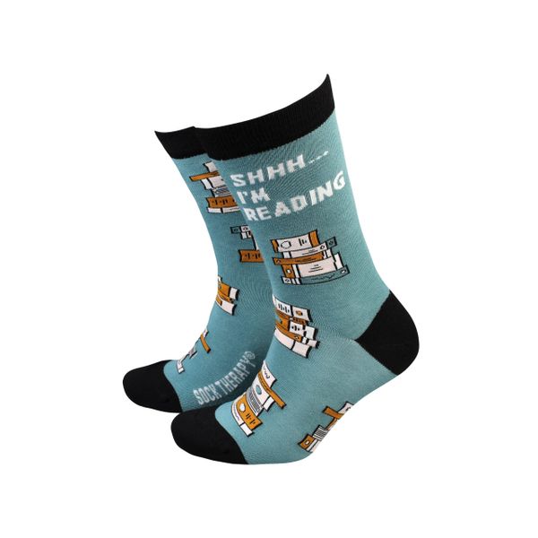 Shhh I’m Reading – Men’s Bamboo Socks