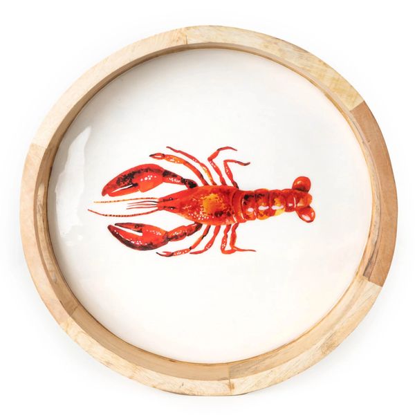 Round Tray - Lobster