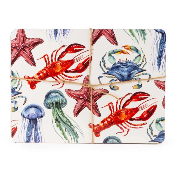 Set of 4 Placemats - Sea Creatures