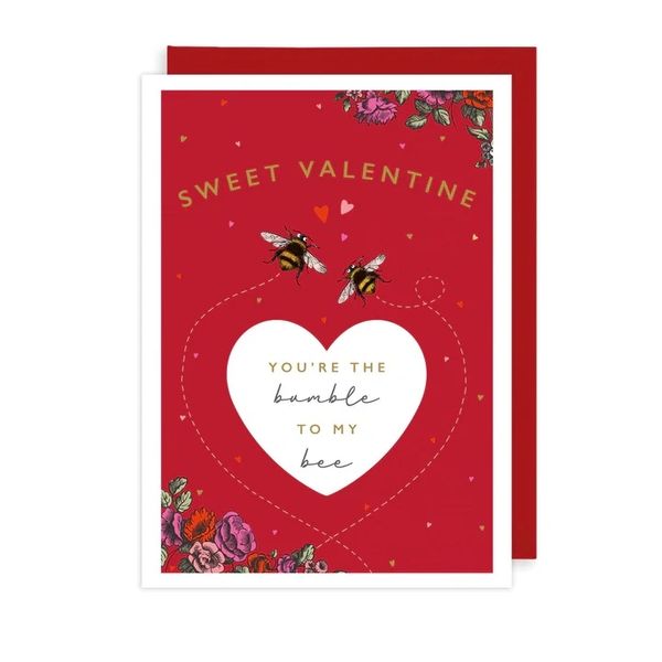 Bumble To My Bee Valentine's Day Card NRV01