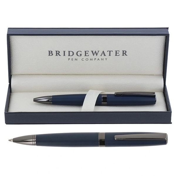 Bridgewater Hereford Navy & Gunmetal Ball Pen