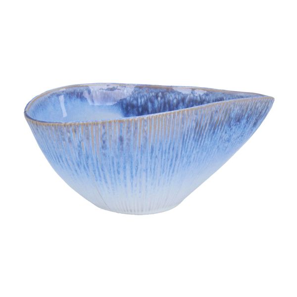 Blue Ombre Shell Bowl - Large