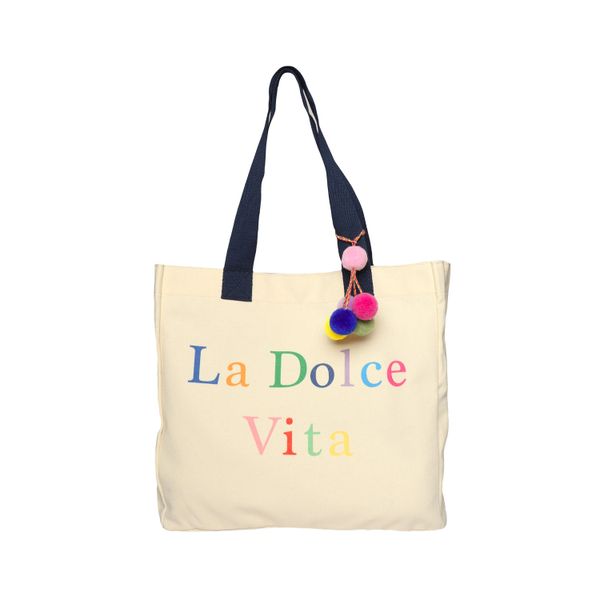 Zelly Cotton Tote Constellation Bag - La Dolce Vita