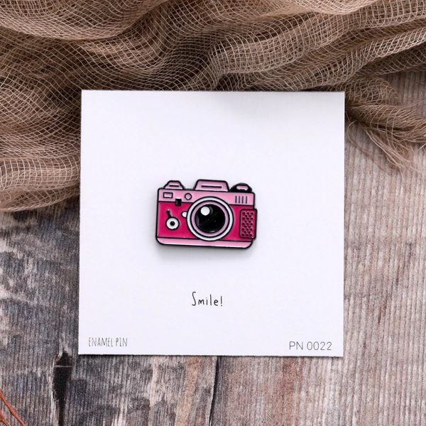 Smile! Enamel Pin