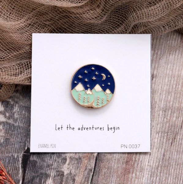 Let The Adventure Begin Enamel Pin