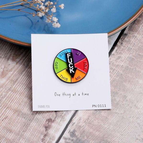 One thing at a time Enamel Pin