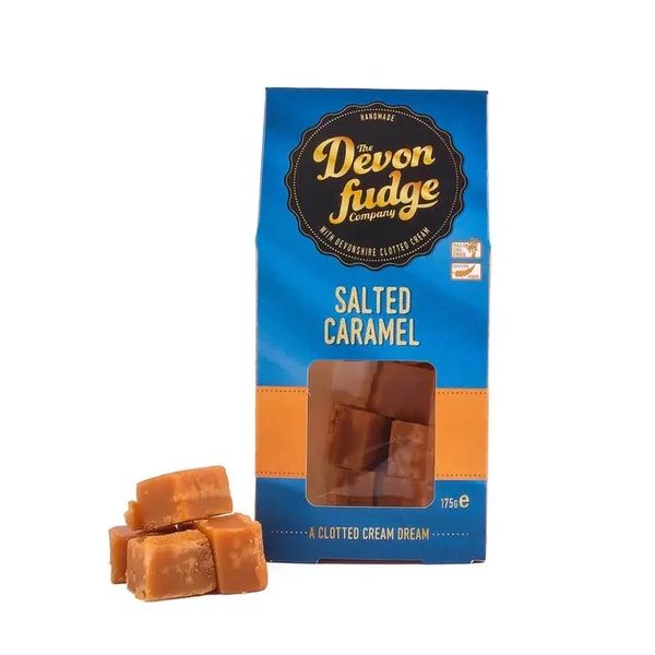 Salted Caramel Fudge. Devonshire Clotted Cream Fudge 175g