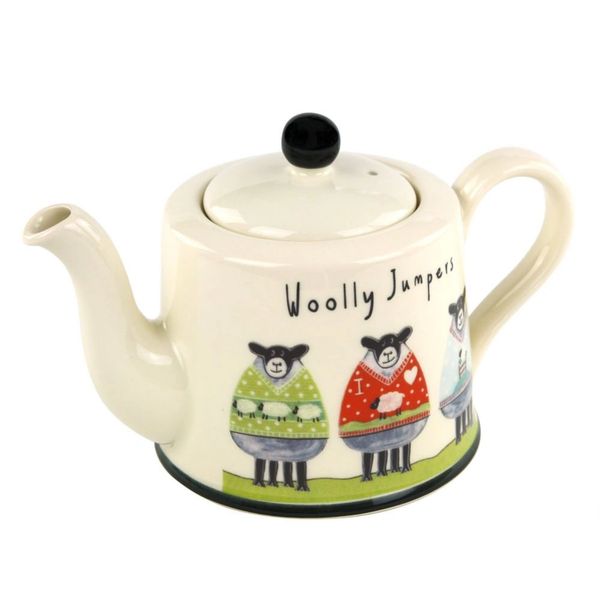 Wooly Jumpers Teapot by Moorland Pottery - now retired buy now!