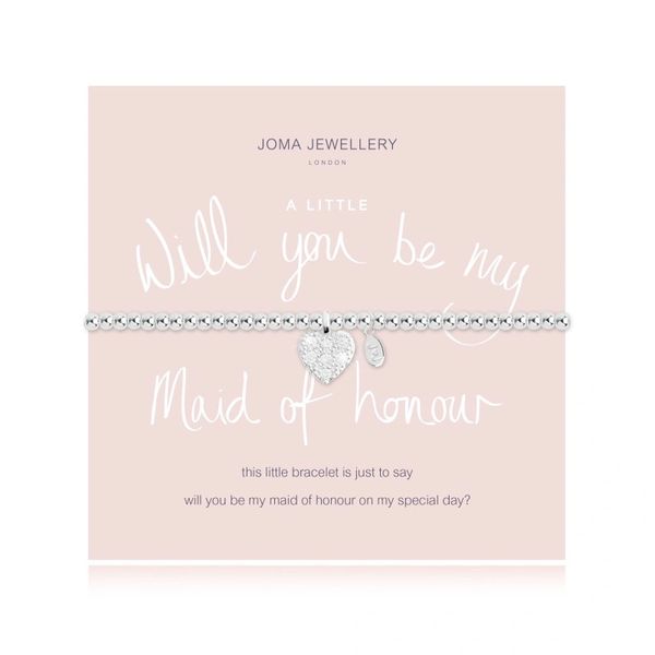 A LITTLE WILL YOU BE MY MAID OF HONOUR BRACELET