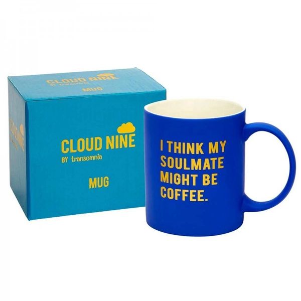 CLOUD NINE gift boxed 'I think my soulmate...' Mug