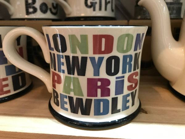 London, New York, Paris, BEWDLEY Mug