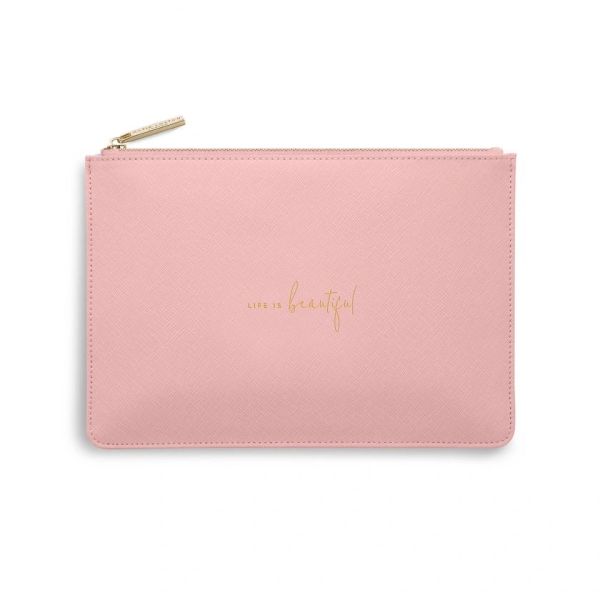 PERFECT POUCH | LIFE IS BEAUTIFUL | PINK