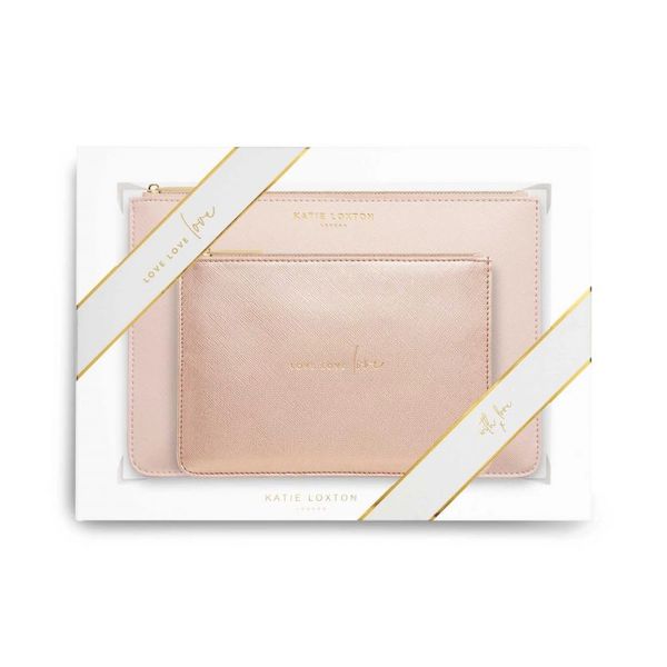 PERFECT POUCH GIFT SET | LOVE LOVE LOVE | PINK