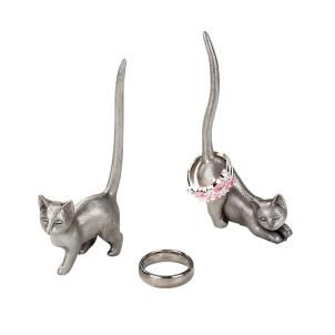 Pewter cat ring holders - sold individually