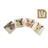 Watercolour Farm Animals set of 4 Coasters