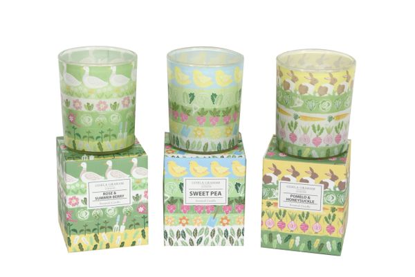 Spring Garden Boxed Candle - choose from 3