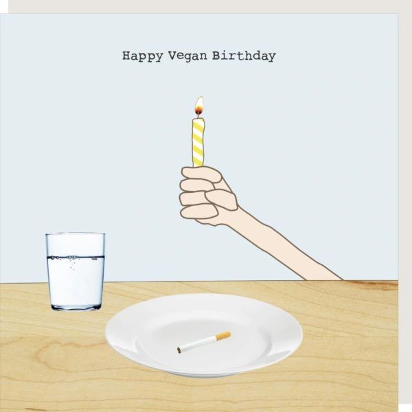 Vegan Bday Card by Rosie made a thing gf263