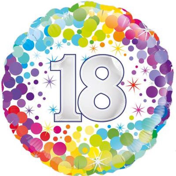 18th Birthday Balloon 18"