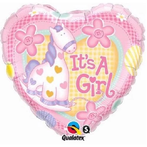 Its a Girl 18" Balloon Heart