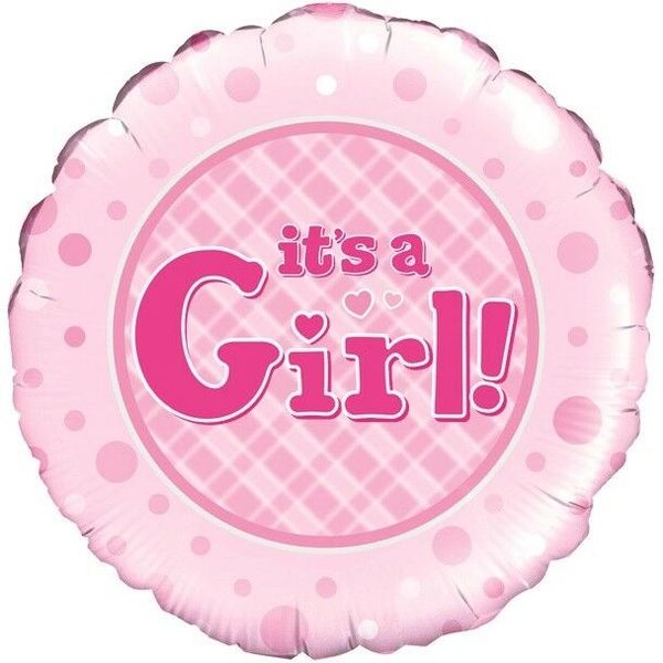 Its a Girl 18" Balloon Spots