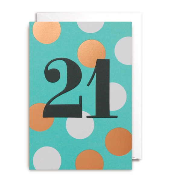 21 Spots Card