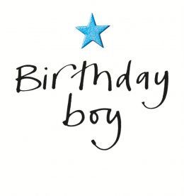 Birthday Boy Card BAA008