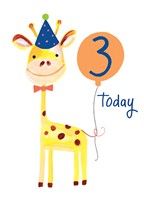 Giraffe 3 Card