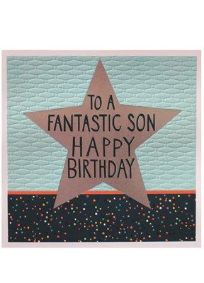 Fantastic Son Happy Birthday Jumbo Card jj1858