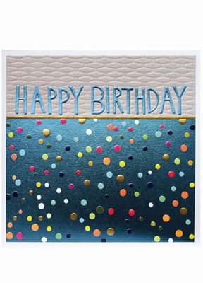 Birthday Dots Jumbo card