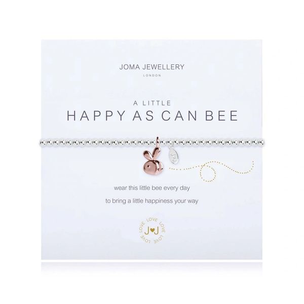 A LITTLE HAPPY AS CAN BEE BRACELET 1827