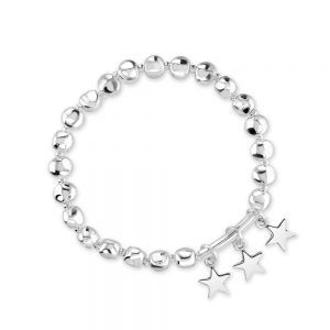 Nugget and star bracelet