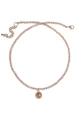 Classic Crys Drop off Crys Beads - Gold/Rose