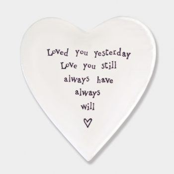 Loved you yesterday.... Ceramic Coaster