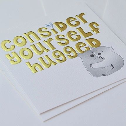 Consider Yourself Hugged Card Q321