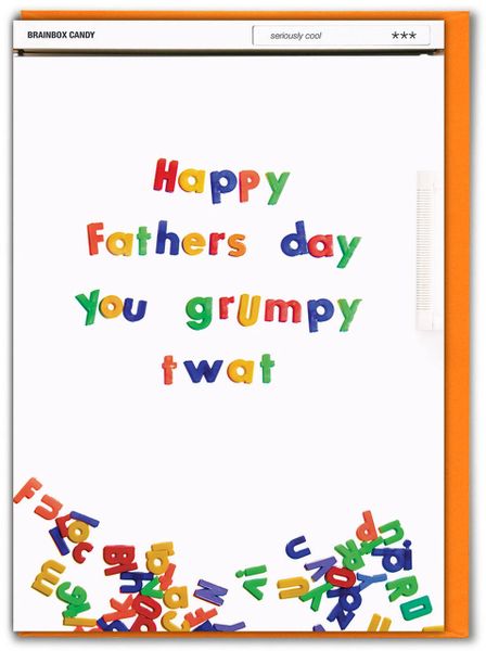 GRUMPY TWAT FATHER'S DAY CARD