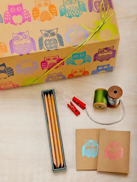 Owls Gift Wrap