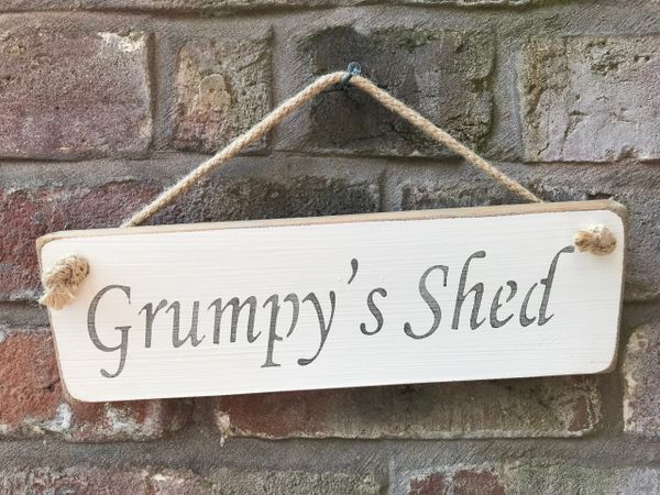 Grumpy's Shed Sign