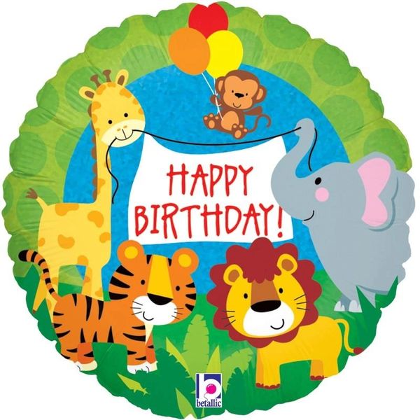 Jungle Animals Birthday 18 inch