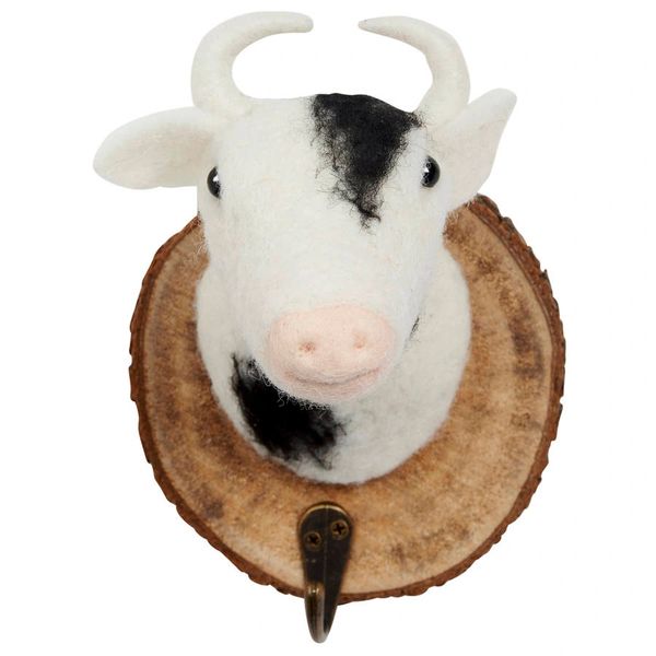 Cow felt trophy hook