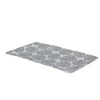 Ceramic Dish 20cm - White/Grey Cheese Plant