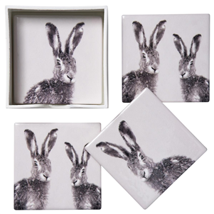 Set/4 hare coasters