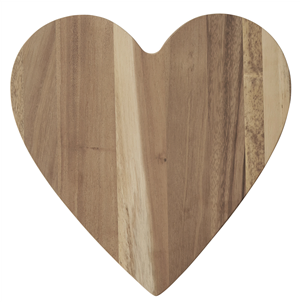 Acacia wood heart shape chopping / serving board